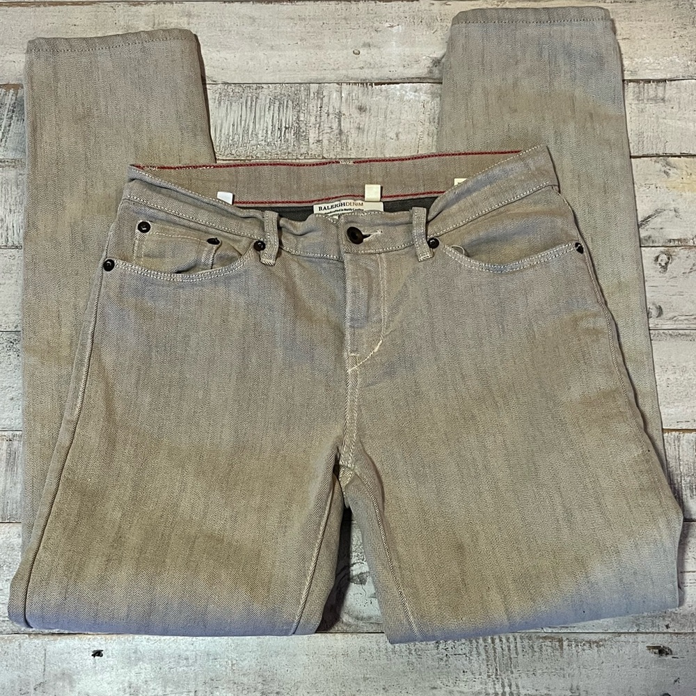Raleigh Denim Skinny Jeans in Tan‎